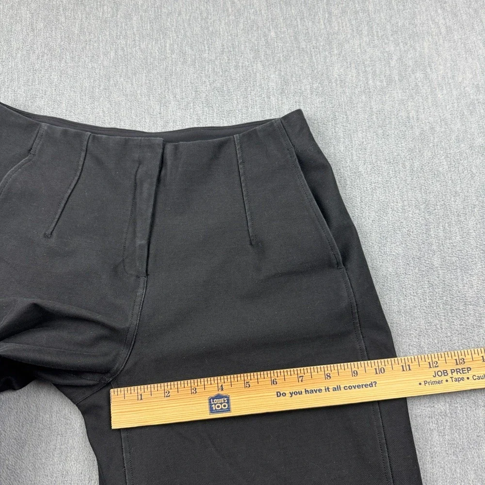 Lululemon Pants Women 6 Black Utilitech Relaxed Mid-Rise Trouser 7/8 Zip Pockets